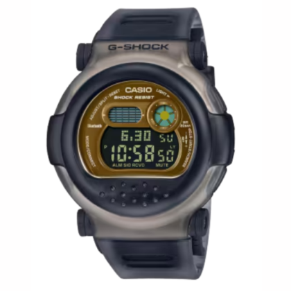 Casio G-Shock G-B001MVB-8 Translucent Gray Resin Band Men Sport Watch